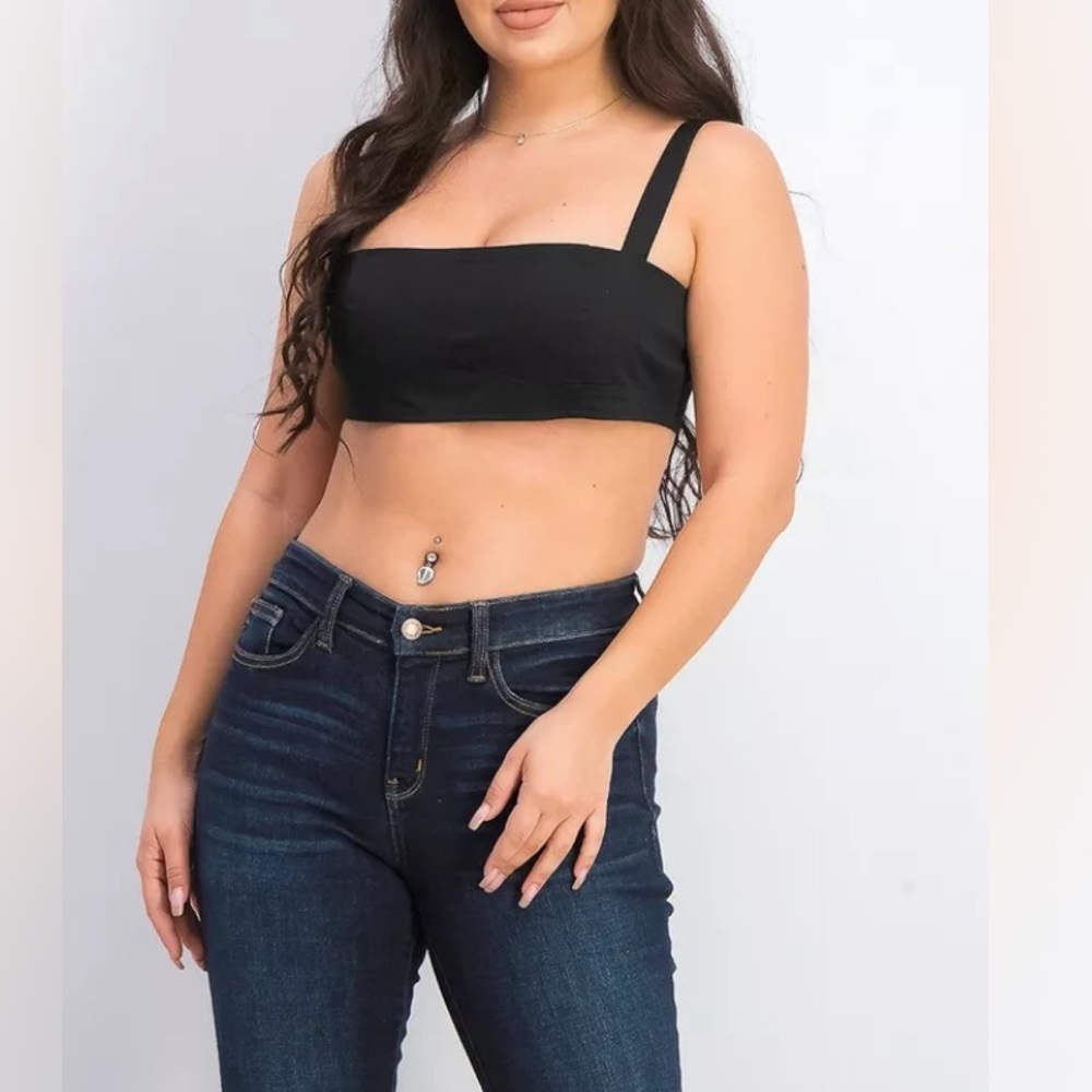 Danielle Bernstein Poplin Bra Top NWT - Picture 4 of 6
